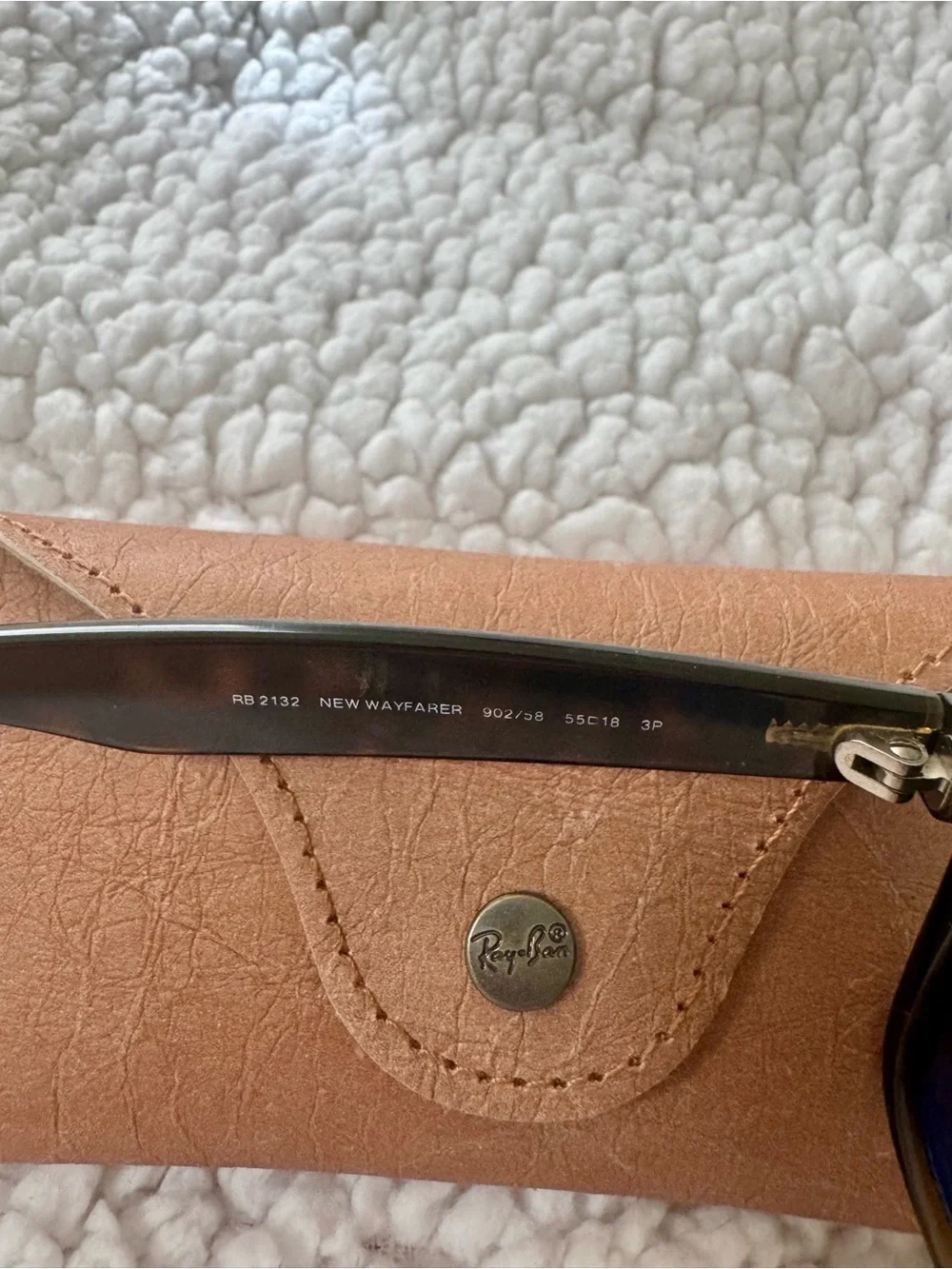 Ray-Ban Polarized Tortoiseshell Frame Sunglasses